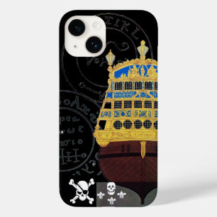 ANTIQUE GALLEON OCH PIRAT TRASURE KARTOR