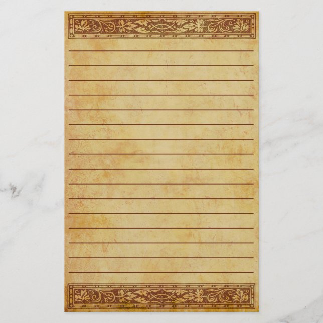 Antique Garden Brevpapper (Framsida)