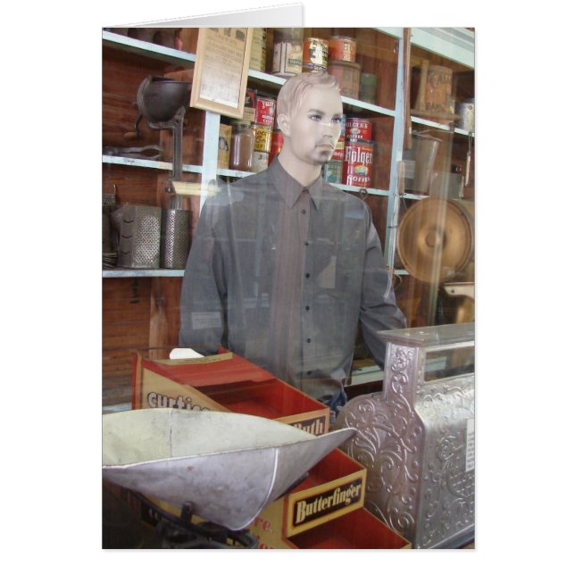 Antique General Store Hälsningskort (Framsidan)