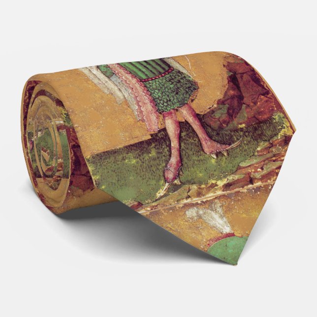 Antique German Court Tarots /Squire of Falcons Slips (Rullad)