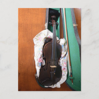 Antique German Violin Vykort