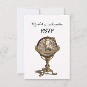 Antique Globe, White BG OSA Kort