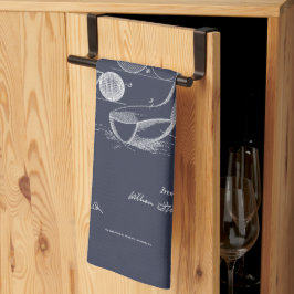 Antique Golf Klubb 1900, Patent Teckning Kökshandduk