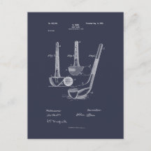 Antique Golf Klubb 1900, Patent Teckning