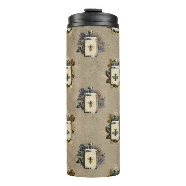 Antique Gothic Blommigt Potion Flaskor (Framsida)