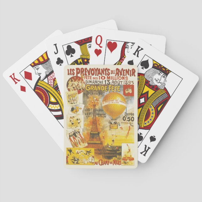 Antique Grand Fete Fair Poster Casinokort (Baksidan)