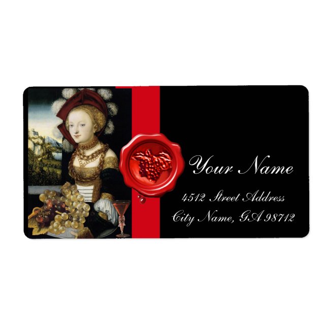 ANTIQUE GRAPE VINEYARD VIN TASTING PARTY VAX SEAL FRAKTSEDEL (Framsidan)