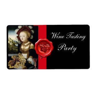 ANTIQUE GRAPE VINEYARD VIN TASTING PARTY VAX SEAL FRAKTSEDEL