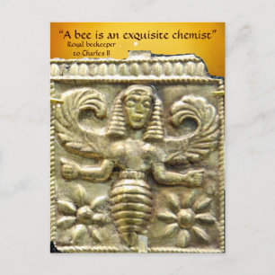 ANTIQUE GREEK HONEY BEE GODDESS VYKORT
