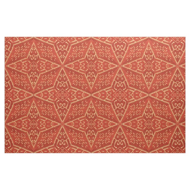 Antique Greque Star Mönster Skriv ut Tyg (Fat Quarter)
