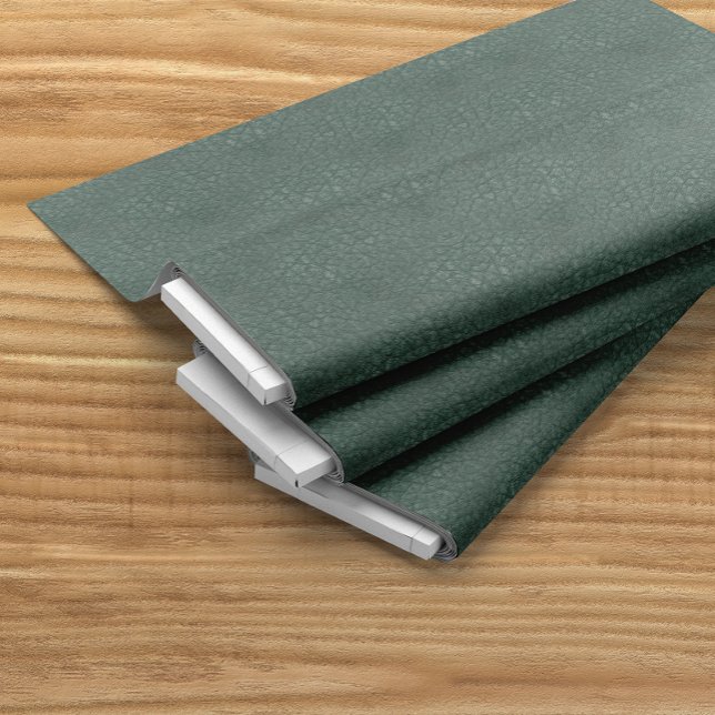 Antique Grönt Faux Leather Tyg (Skapare uppladdad)