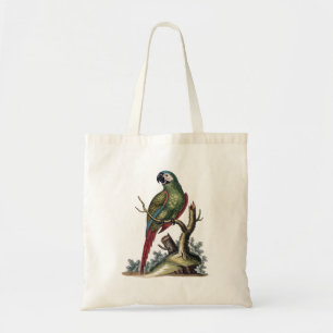 Antique Grönt Parrot Tygkasse