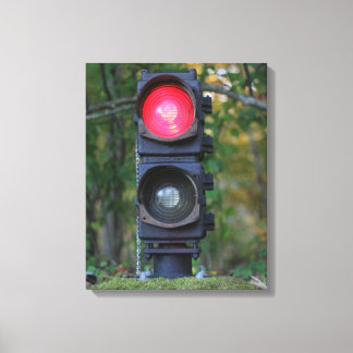 Antique GRS FA Railroad Signal tryckt Canvas