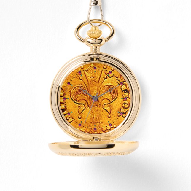 ANTIQUE GULD FLORENTINE FORINT ARMBANDSUR (Framsida)