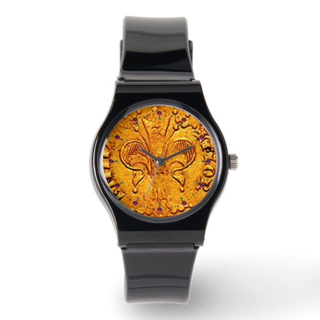 ANTIQUE GULD FLORENTINE FORINT ARMBANDSUR (Framsida)