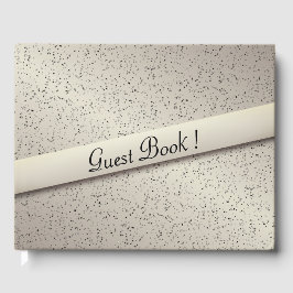 Antique Guld Glitter Guest Bok