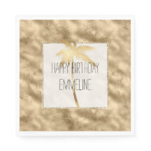 Antique Guld Glitz Handflatan Träd