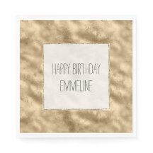 Antique Guld Glitz White