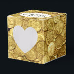 Antique Guld Mynt Presentaskar<br><div class="desc">Insamling av mynt i vintage guld för bröllop</div>