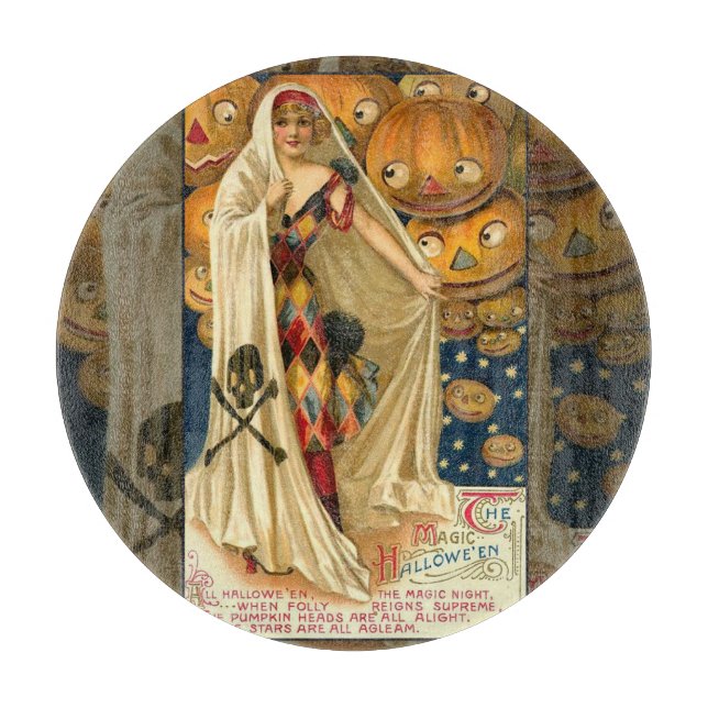 Antique Halloween Jack o lantern Costume Woman (Framsidan)