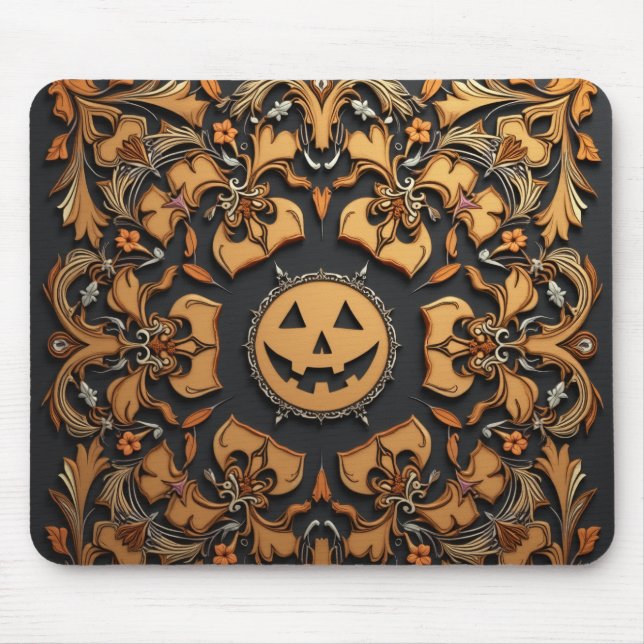 Antique Halloween Mousepad Musmatta (Framsidan)