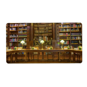 Antique Historical Bibliotek Fraktsedel