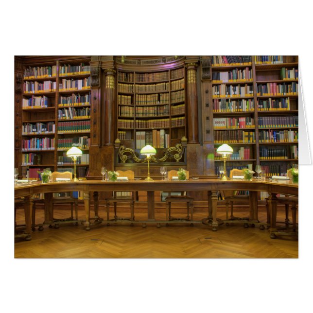 Antique Historical Bibliotek OBS Kort (Framsidan Horizontal)