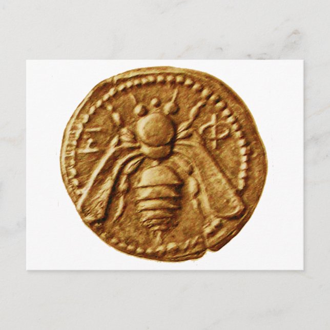 ANTIQUE HONEY BEE COIN VYKORT (Framsida)