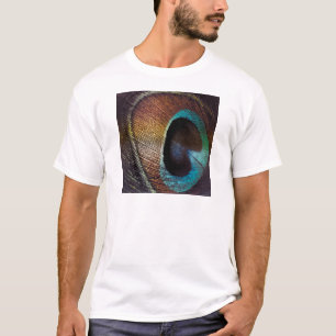 Antique Hues Peacock Feather Öga T-shirt