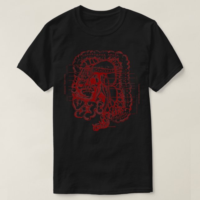 Antique Human Anatomy T Shirt (Design framsida)