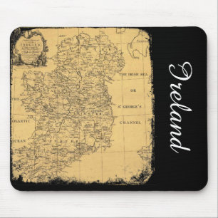 Antique Ireland Karta Mousepad Musmatta
