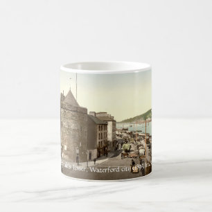 Antique Ireland mugg, Reginalds Torn, Waterford Kaffemugg