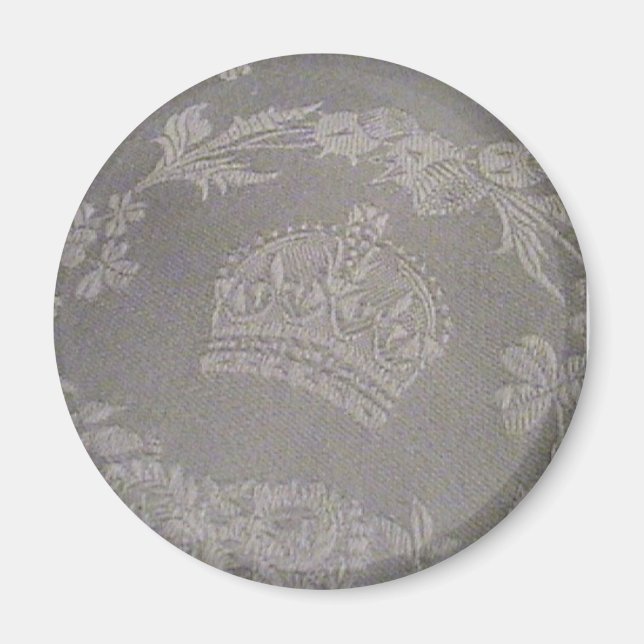 Antique Irish Damask med Royal Krona Magnet (Framsidan)