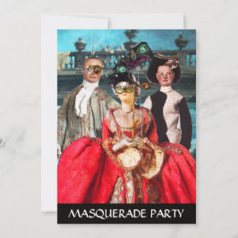 ANTIQUE ITALIAN PUPPETS MASQUERADE COSTUME PARTY INBJUDNINGAR