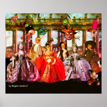 ANTIQUE ITALIAN PUPPETS MASQUERADE COSTUME PARTY