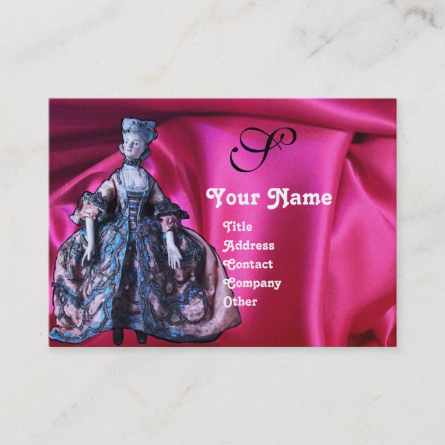 ANTIQUE ITALIAN PUPPETS MASQUERADE MASKS,KOSTUMES VISITKORT (Framsida)