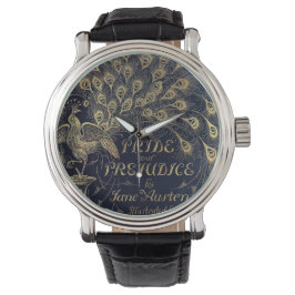 Antique Jane Austen Pride och Prejudice Peacock Armbandsur