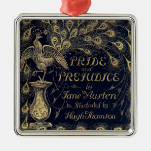 Antique Jane Australien Pride och Prejudice Peacoc Julgransprydnad Metall