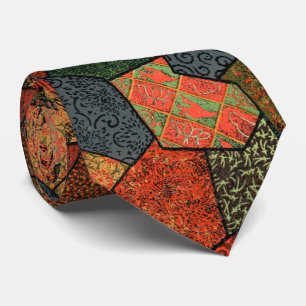 ANTIQUE JAPANESE FLOWERS,LÖV,GEOMETRISK BLOMMIGT SLIPS