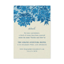 Antique Japansk Blue Cherry Blommar