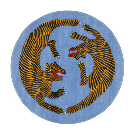 Antique Japansk folkkonst Tigers