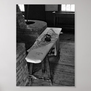 Antique Järn Board Black and White Photo Poster