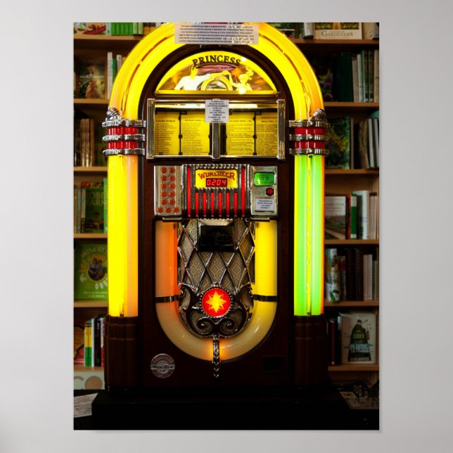 Antique Jukebox Poster (Framsidan)