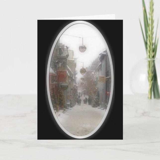 Antique Jul Helgkort (Framsida)