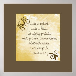 Antique Kärlek är patient Poster