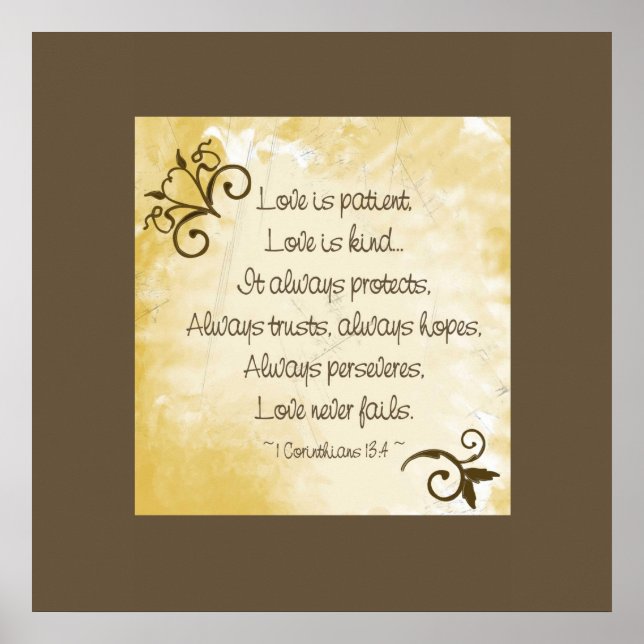 Antique Kärlek är patient Poster (Framsidan)