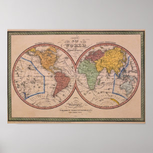 Antique Karta 2 Poster