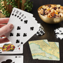 Antique Karta i delstaten Florida USA Casinokort