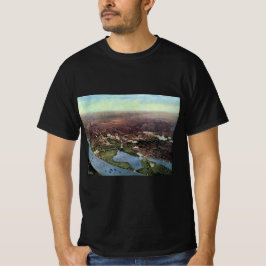 Antique Karta i Washington DC och Potomac River T Shirt