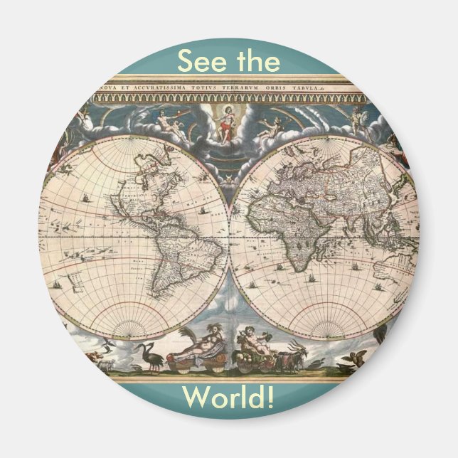 ANTIQUE KARTA MAGNET (Framsidan)